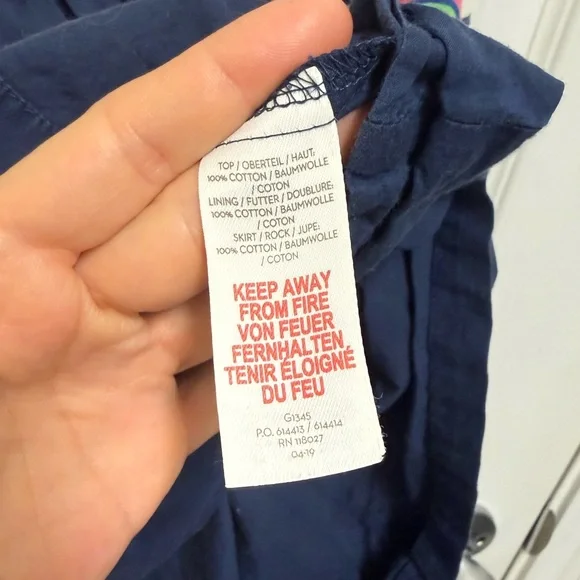 Mini Boden Striped Rainbow Dress - Picture 8 of 11